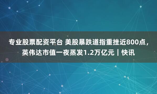 专业股票配资平台 美股暴跌道指重挫近800点，英伟达市值一夜蒸发1.2万亿元｜快讯